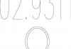 Монтажное кольцо выхлопной системы(металическое) (D (внутр) - 45,5мм;D (наружн)-53,5мм;Высота-4,2мм) 02.9311