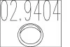 Монтажне кільце вихлопної системи (металеве) (D (внутр) - 43,6мм; D (наружн) - 51мм; Висота-4 мм) MTS 02.9404 (фото 1)
