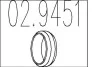 Монтажне кільце вихлопної системи (D (внутр.) - 55,6 мм; D (наружн.) - 69,5 мм; Висота - 12,8 мм) MTS 02.9451 (фото 1)