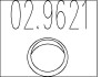 Монтажне кільце вихлопної системи (D (внутр.) - 48 мм; D (наружн.) - 59,5 мм; Висота - 14 мм) MTS 02.9621 (фото 1)