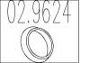 Монтажное кольцо выхлопной системы (D(внутр.) - 60,5 мм; D(наружн.) - 75,5 мм; Высота - 13 мм) MTS 02.9624 (фото 1)