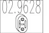 Резиновый элемент крепления выхлопной системы MTS 02.9628 (фото 1)
