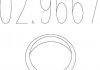 Монтажное кольцо выхлопной системы ( D(внутр.) - 50,5 мм; D(наружн.) - 65,5 мм; Высота - 15 мм) 02.9667