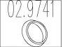 Монтажное кольцо выхлопной системы (D(внутр.) - 42,5 мм; D(наружн.) - 58,5; Высота - 15 мм) MTS 02.9741 (фото 1)