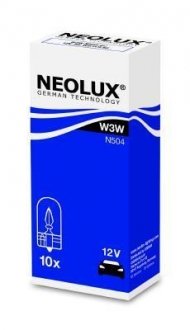 Лампа W3W 12V 3W W2,1x9,5d NEOLUX N504 (фото 1)