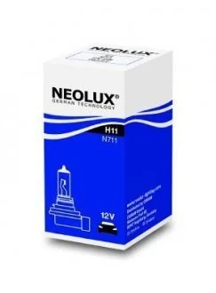 Автолампа H11 PGJ19-2 55 W прозрачная NEOLUX N711