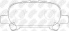 Колодки тормозные дисковые NiBK PN0427 (фото 1)