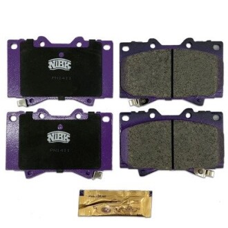Колодки тормозные дисковые NiBK PN1411 (фото 1)