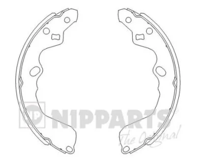 Гальмівні колодки NIPPARTS J3500319