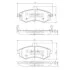 Тормозные колодки, к-кт. J3600535