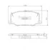 Гальмівні колодки P Toyota Camry,Carina,Celica 86-93 J3602037