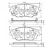 Тормозные колодки дисковые передние Mazda 6 1.8 02-07 NIPPARTS J3603055 (фото 1)