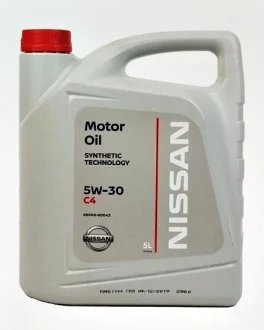 Масло моторне Nissan/Infiniti C4 5W-30 (5 л) NISSAN Ke90090043