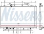 Радіатор NISSENS 606769 (фото 5)