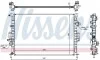 Радіатор FD C-MAX(10-)1.6 i 16V TURBO(+)[OE 1377541] NISSENS 66857 (фото 5)