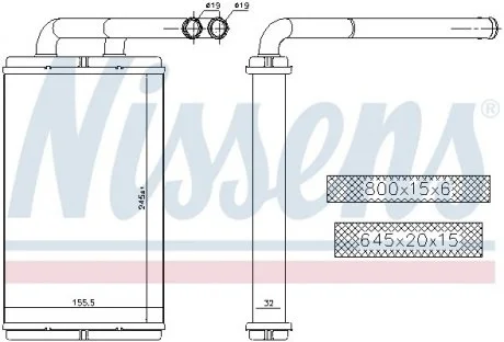 Печка OPEL ANTARA (06-) 2.4 i NISSENS 73676