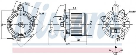 Вентилятор NISSENS 87501