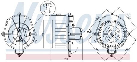 Вентилятор салону NISSENS 87518