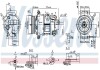 Компрессор кондиционера NISSENS 890030 (фото 7)