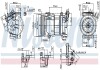 Компрессор кондиционера NISSENS 890051 (фото 6)