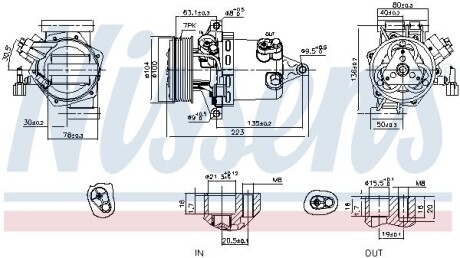 Компресор кондиціонера First Fit NISSENS 890053