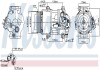 Компрессор MB A W 169(04-)A 150(+)[OE A0022301411] NISSENS 89089 (фото 5)