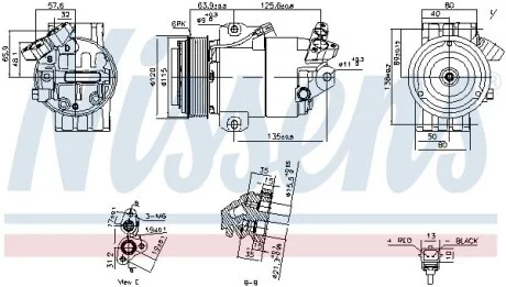 Компресор кондиціонера First Fit NISSENS 891012