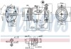 Компресор OP ASTRA H(04-)1.2 i 16V(+)[OE 6854069] NISSENS 89215 (фото 11)