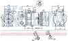 Компрессор HY i30(07-)2.0 i 16V(+)[OE 977012H100] NISSENS 89273 (фото 5)