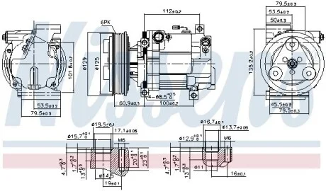 Компресор кондиціонера First Fit NISSENS 89549