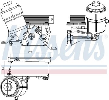 Радіатор NISSENS 91310