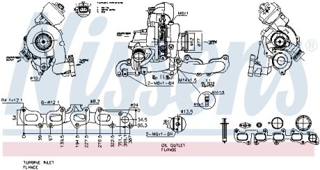 Турбокомпресор First Fit NISSENS 93546