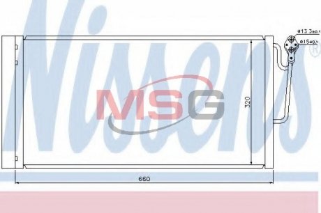 Радіатор кондиціонера Mini 2007- NISSENS 940118