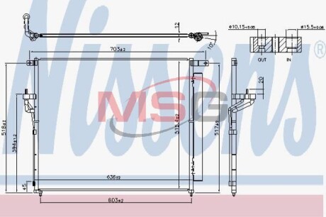 Радіатор кондиціонера First Fit NISSENS 940266