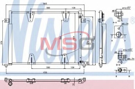 Радіатор кондиціонера First Fit NISSENS 940373