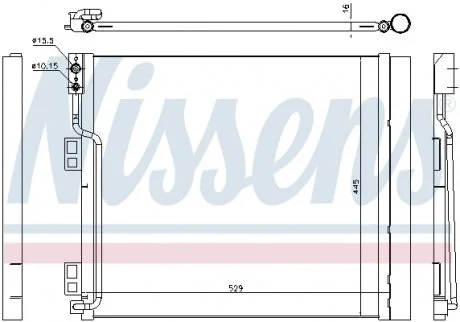 Фото 1 - конденсер NISSAN NV 200 (M20_) (10-) 1.5 dCi NISSENS 940386 Конденсер NISSAN NV 200 (M20_) (10-) 1.5 dCi NISSENS 940386 (фото 1)