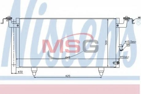 Радиатор кондиционера NISSENS 940399