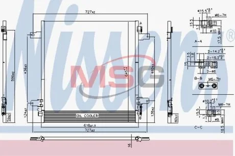 Радіатор кондиціонера NISSENS 940619