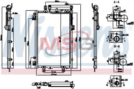 Радіатор кондиціонера First Fit NISSENS 940833