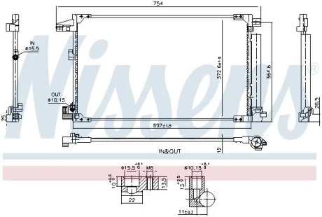 Радіатор кондиціонера NISSENS 940976