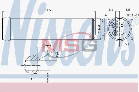 Осушувач кондиціонера NISSENS 95569