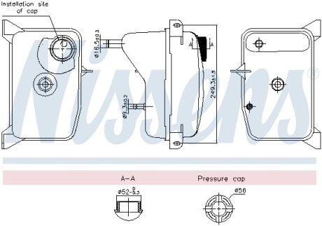 Бачок компенсаційний NISSENS 996353 (фото 1)