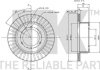 Тормозной диск задний Nissan Patrol Gr Iv, Patrol Gr V 2.8 Td / 2.8 Td (Y60A) /2.8 Tdic / 3.0 Dti / 4.2 Cat / 4.2 D (Y60Gr) 09.88- NK 202255 (фото 3)