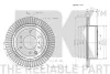 Диск тормозной задний Mitsubishi Pajero 3.2DiD (V98W) 06- NK 203056 (фото 3)