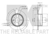 Диск гальмівний W123 задн. NK 203305 (фото 3)