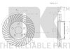 Тормозной диск передний вентилир. високовугл. MB C (W204) 07- NK 2033100 (фото 3)