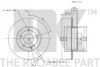 Диск гальмівний Mercedes A-150 (W169) NK 203371 (фото 3)