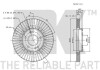 Диск гальмівний NK 203415 (фото 3)