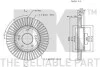 Диск тормозной перед. Hyunday Tucson 2.0I,2.7I,2.0CRDI 04.06-,Kia Sportage III NK 203423 (фото 3)