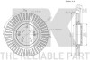 Гальмівний диск Hyundai Grandeur, I40, I40 Cw, Ix35, Kona Kia Cadenza I, CeeD, Optima, Soul Ii 1.0-Electric 01.10- NK 203443 (фото 3)